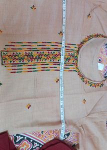 Nude Colour Kurta Set