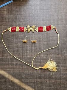 Gold Plated Butterfly Choker