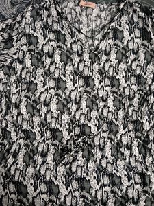 Cotton Black And White Top