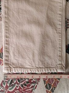 Beige Straight Pants