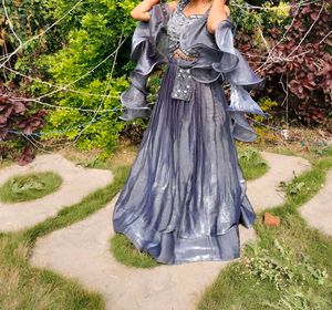 Pretty Grey Lehenga