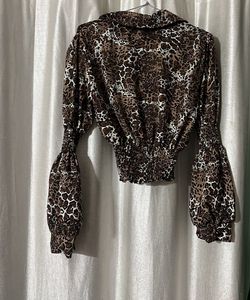 Leopard Print Top