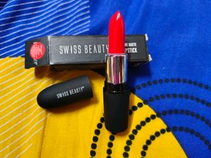 Swiss Beauty Pure Matte Lipstick 208 Orange Red