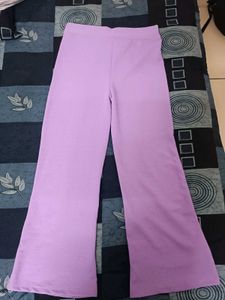 Lavender Bootcut Trousers