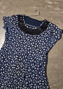 Blue Patterned Sundress