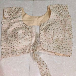 Cream And Meroon Colour Elegant Lehenga Choli Set