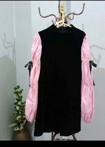 Chic Black & Pink Dress