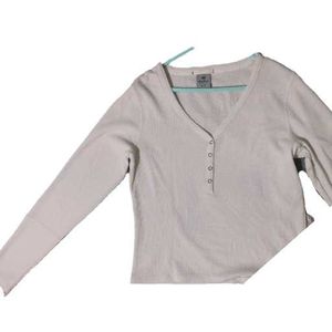 Off-white Ribbed Top