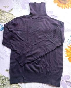 Purple Turtleneck T shirt.