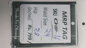 women grey Denim Cargo jeans size 24 (O-16)