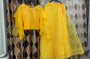 Yellow Lehenga Choli Set