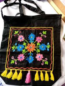 Kashmiri Work Tote Bag