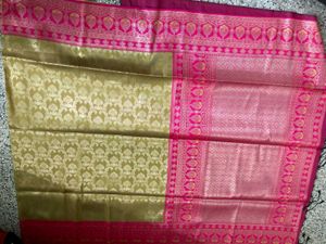 New Mehandi Green N Pink Wedding Collection Saree