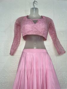 SATIN LEHENGA CHOLI