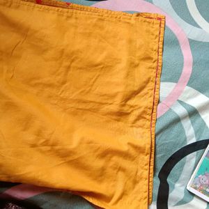 Yellow Embroidered Kurti
