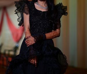 party lehnga with full hand work blouse