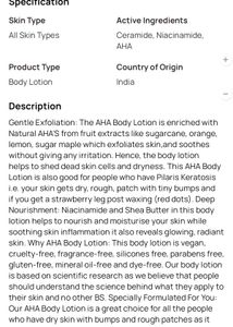 Chemist At Play AHA Body Lotion