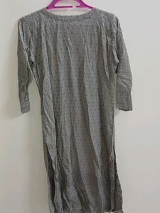 Gray Kurti With Sequence
