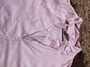 Lavender Crop Shirt  From Myntra