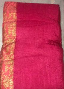 Elegant Red Saree