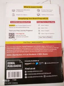 Oswal Class 10th History Civics Question Bank