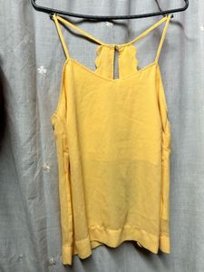 Yellow (Cornsilk) Sleeveless Top