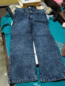 Wide Leg Denim Jeans