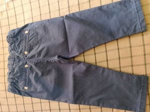 Blue Boys Casual Trousers