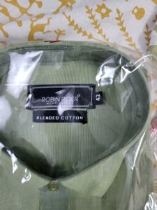 Green Colour Casual Shirt