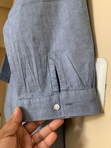 Greyish Blue Formal Shirt
