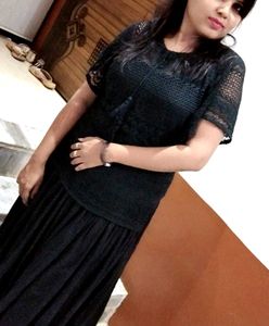 Crochet Black Top