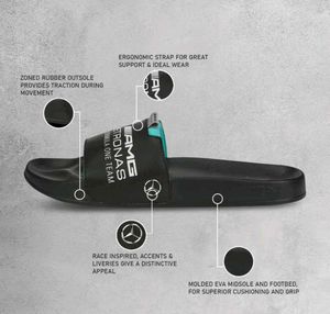 Puma X Mercedes Black Flip Flop