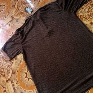Patterned Polo T-Shirt