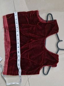 HANDSTICHED VELVET LEHENGA