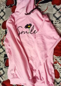 Cute Pink 'Smile' Hoodie