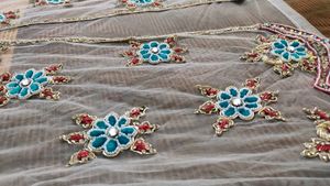 White Anarkali Dress With Jacket
