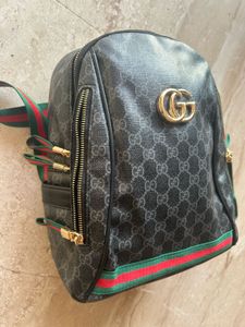 Gucci designer backpack with  log