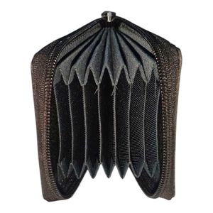 Stylish Leather Zip Around Mens Wallet