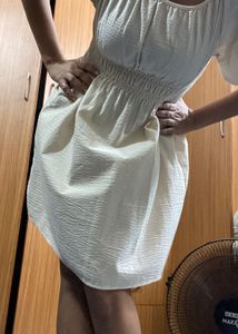 Off White Cotton Dress