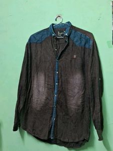 Stylish Brown Denim Shirt