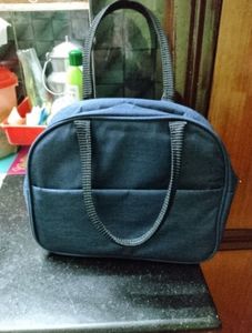 Navy Blue Lunch Bag