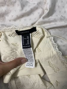 Beige Bralette Top Forever21