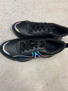 Black Leather Shoes, Worn Only Twice