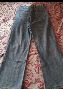 Ripped Wide Leg Jeans