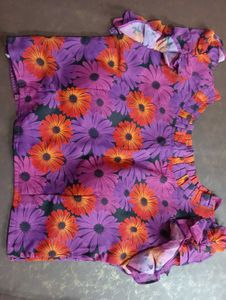 Floral Print Top and skirt