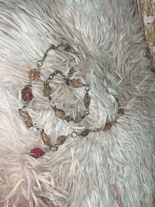 Unique Gemstone Necklace and Bracelet
