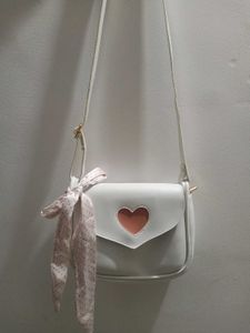 Heart Cutout Crossbody Bag