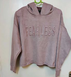 Sweatshirt With Long Sleeves And  Hood