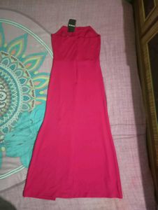 S-size Chic Red Midi Dress