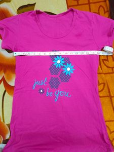 Dark Pink T Shirt